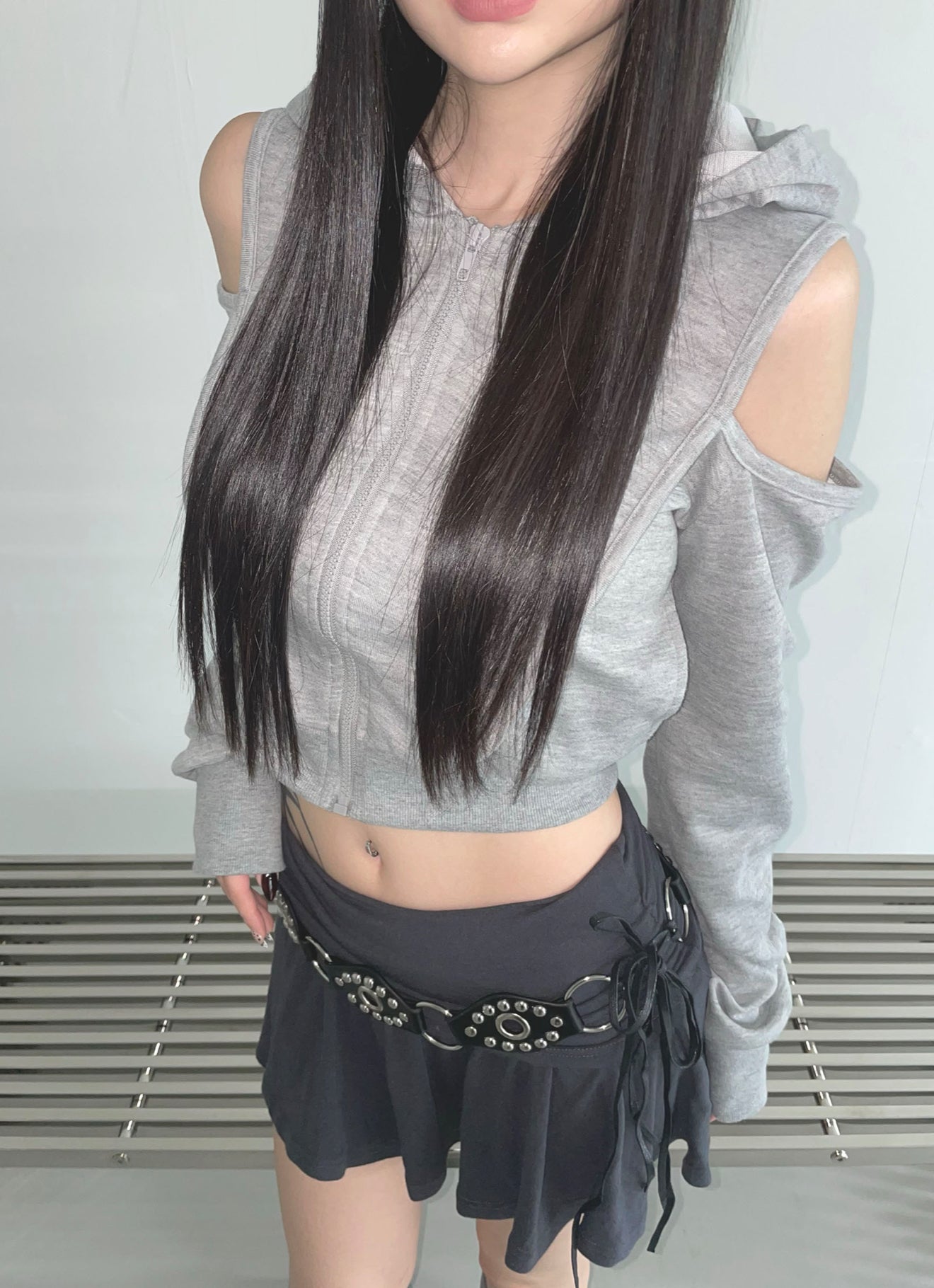 off shoulder top(3colour) [The Air Town]