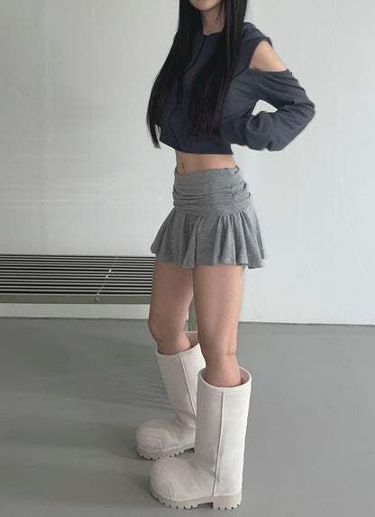 off shoulder top(3colour) [The Air Town]