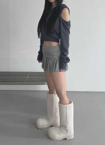 off shoulder top(3colour) [The Air Town]