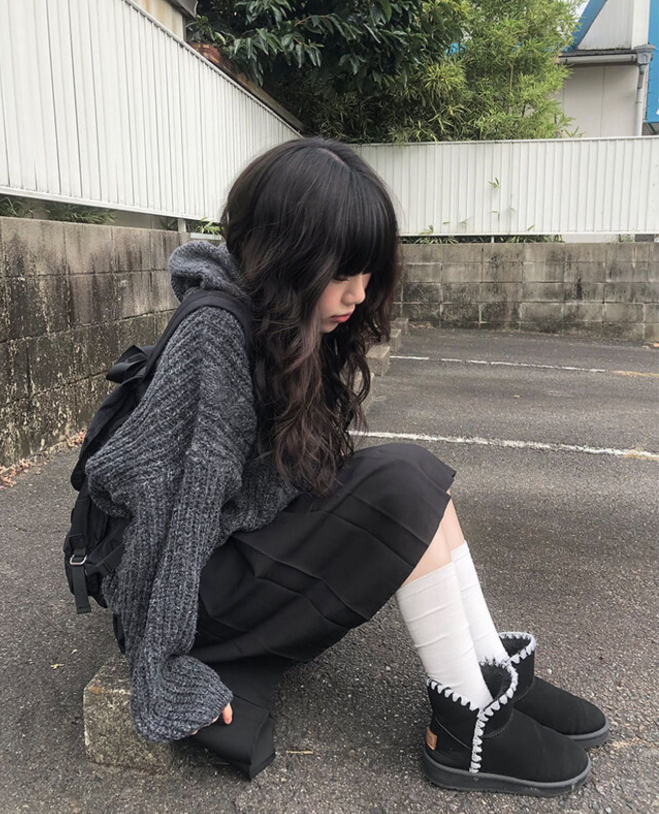 連帽針織拉鍊外套[anyonemore]