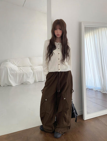 秋季日常針織開衫(5 colour) [Anyonemore]