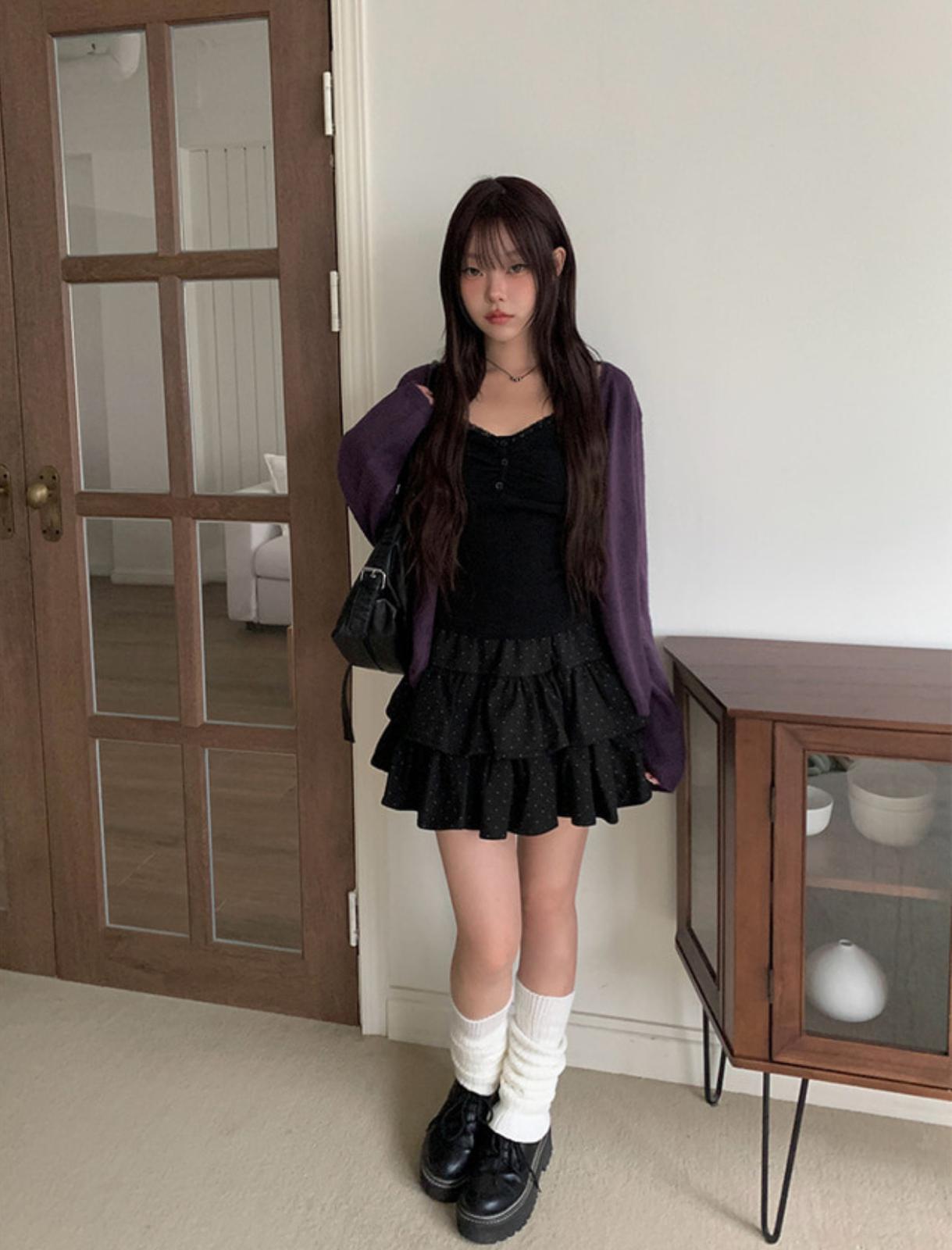 秋季日常針織開衫(5 colour) [Anyonemore]