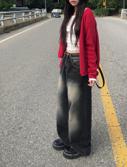 秋季日常針織開衫(5 colour) [Anyonemore]